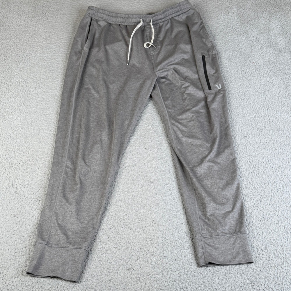 Vuori Joggers Mens XL Gray Ponto Performance Pant DreamKnit Athletic Training